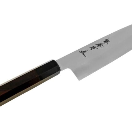 Santoku Silver,3 Steel with Ebony handle 180mm