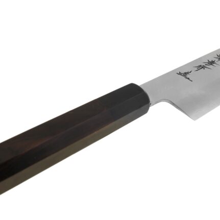 Santoku Silver,3 Steel with Ebony handle 180mm