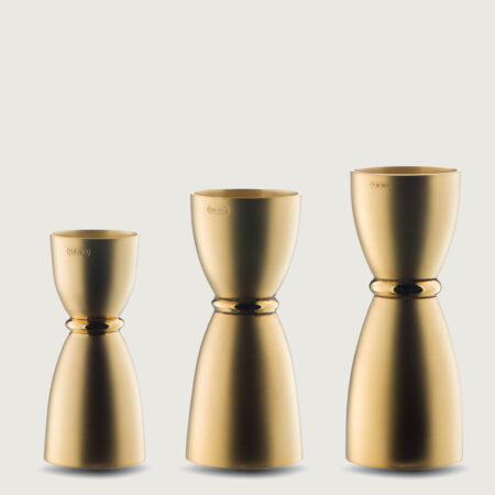 YUKIWA Bell jigger Gold Matte