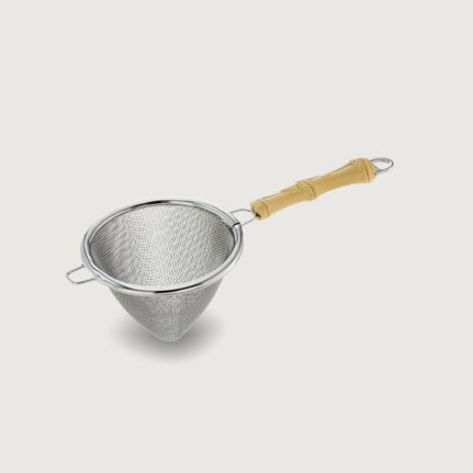 Japanese Conical strainer bamboo handle