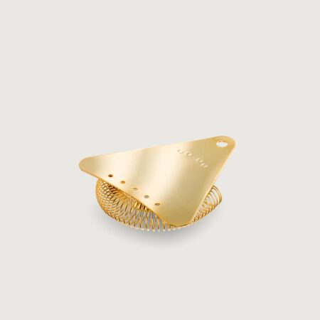 YUKIWA triangle Cocktail Strainer Gold