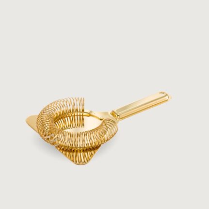 YUKIWA Triangle strainer with handle Gold