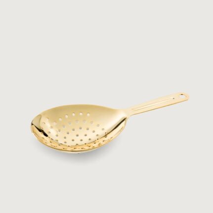 YUKIWA Julep Strainer Oval Gold