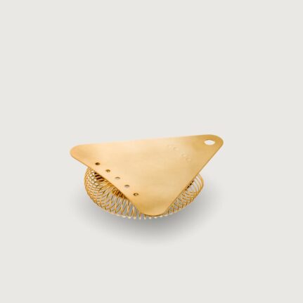 YUKIWA triangle cocktail strainer Gold Matte