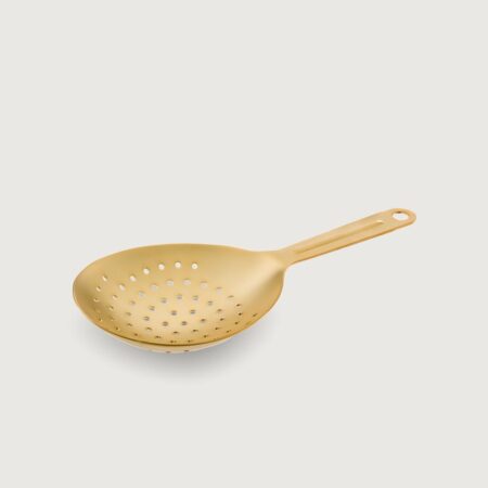 YUKIWA Julep Strainer Oval Gold Matte