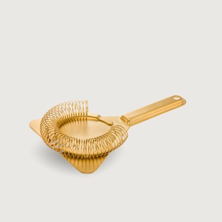 YUKIWA Triangle strainer with handle Gold Matte
