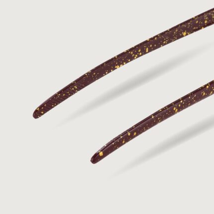 Japanese Ice Tong with Handle Red with spots