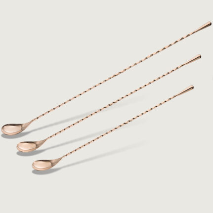 YUKIWA Teardrop Bar Spoon Rose Gold