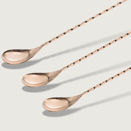 YUKIWA Teardrop Bar Spoon Rose Gold