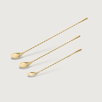 Japanese Teardrop Bar Spoon Gold