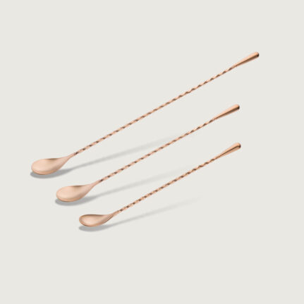 Japanese Teardrop Bar Spoon Rose Gold Matte