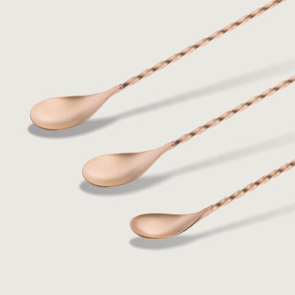 Japanese Teardrop Bar Spoon Rose Gold Matte
