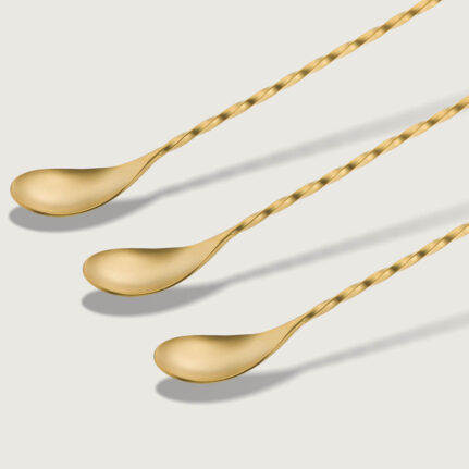 YUKIWA Teardrop Bar Spoon Gold Matte