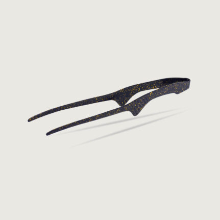 Japanese Ice Tong with Handle Purple with spots