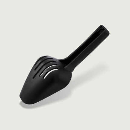 Plastic ice scoop Black