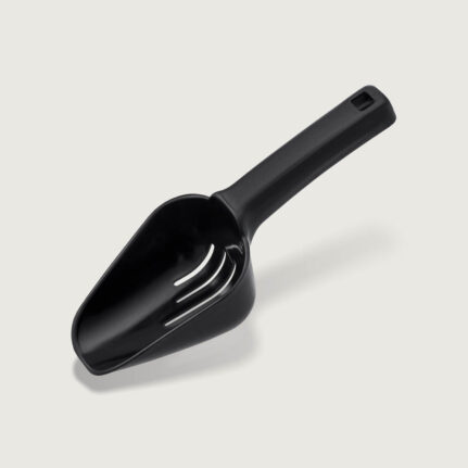 Plastic ice scoop Black