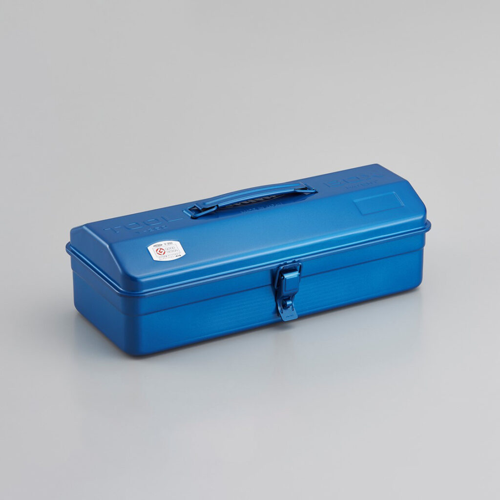 【Taishi】ボタン12個、タイル3つ TOYO STEEL Color Hip Roof Tool Box Y-350 Blue - Starshaker