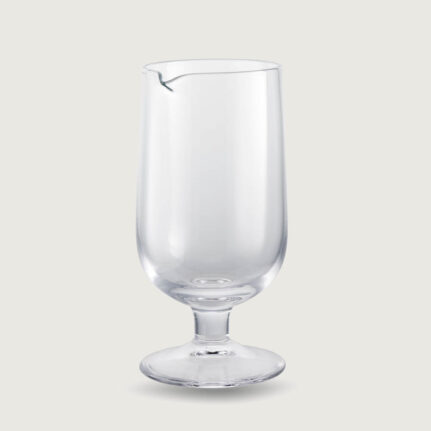 Footed Crystal Seamless Japanese mixing glass